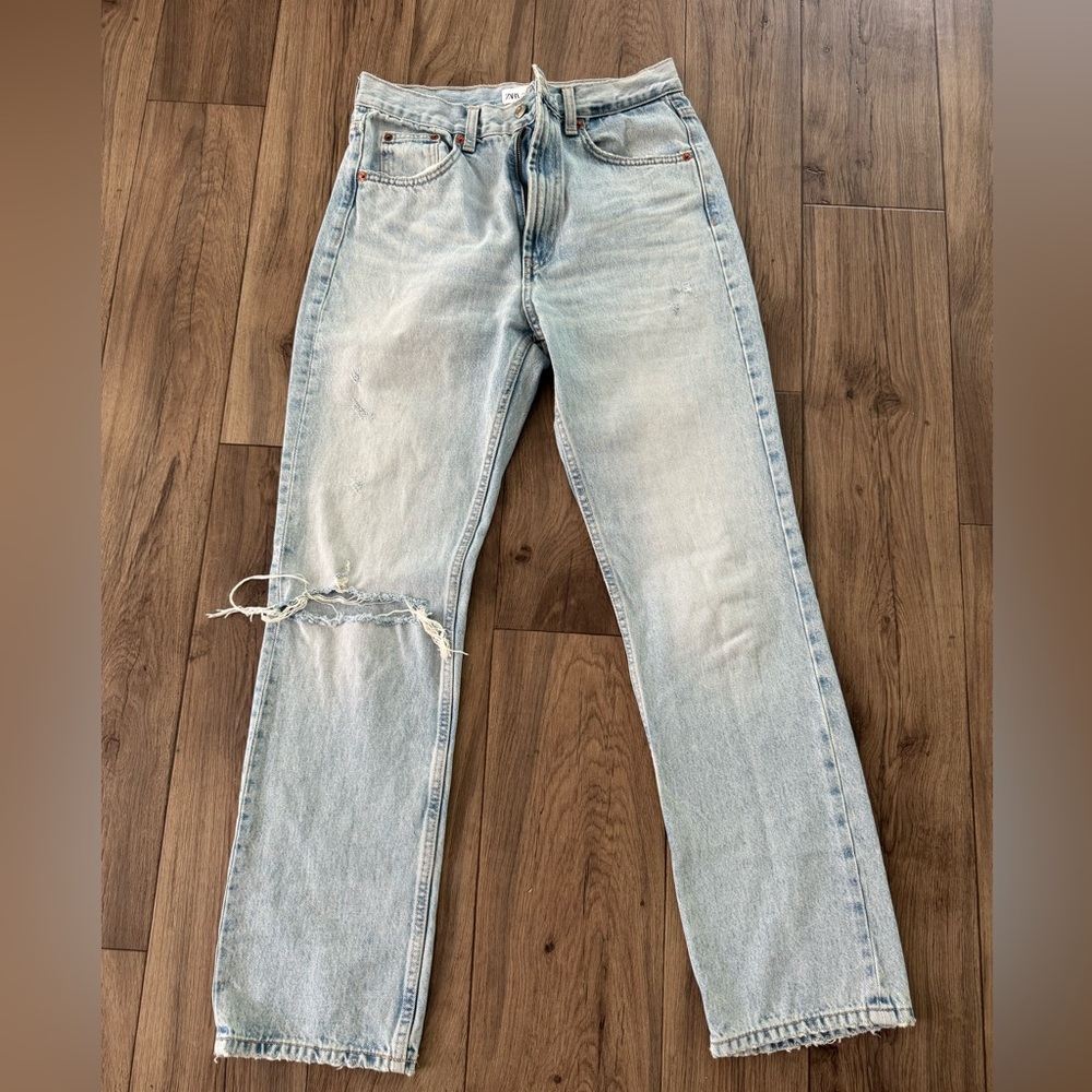 Zara straight leg denim